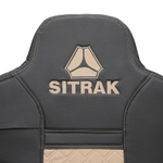 Чехлы Sitrak MAX; SITRAK C7H с 2024 г (экокожа, черный, бежевая вставка)