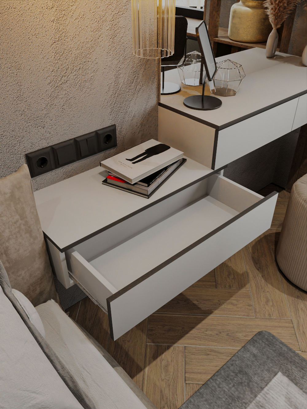 Тумба - туалетный столик «Консоль 750»