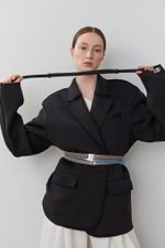 ТОНКИЙ РЕМЕНЬ С ЗАМОЧКОМ GREY|NUDE