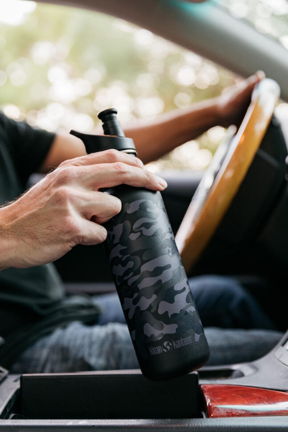 Бутылка Klean Kanteen Classic Sport 27oz (800 мл) Black Camo