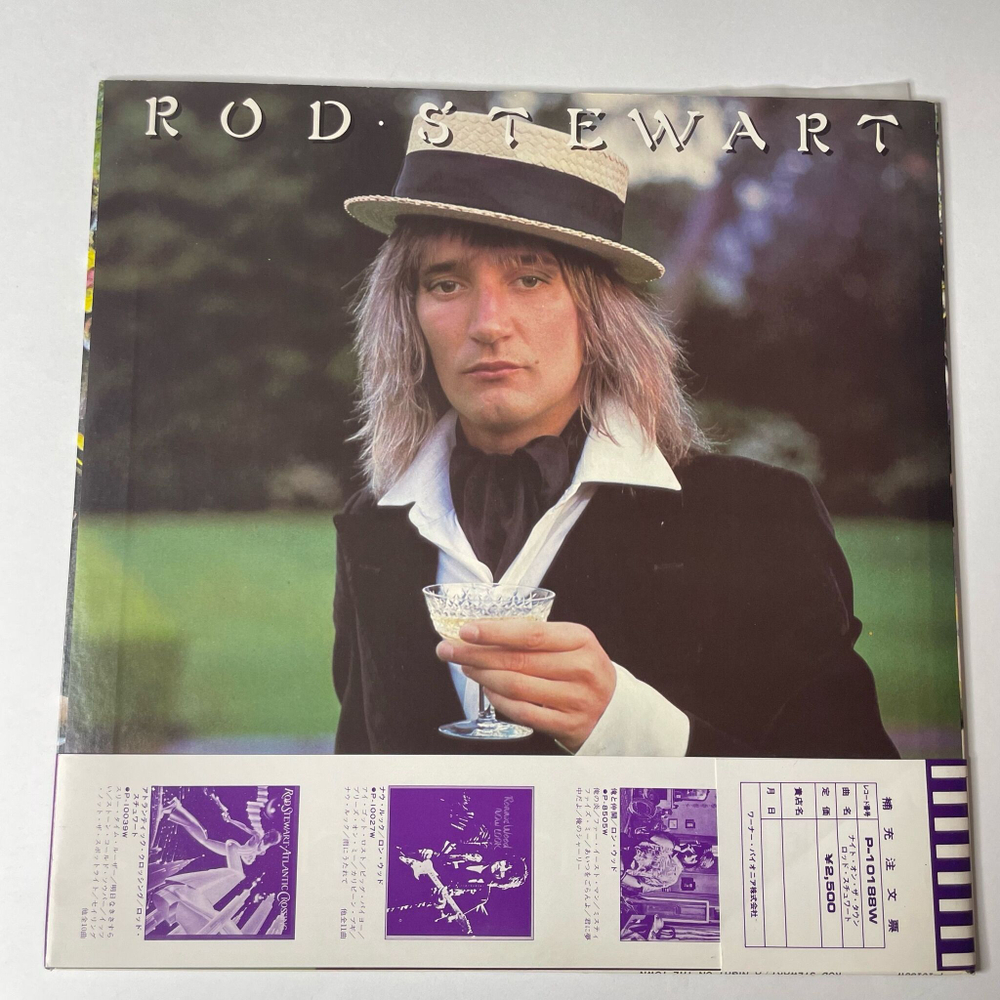 Винтажная виниловая пластинка LP Rod Stewart A Night On The Town (Japan 1976) (Obi)