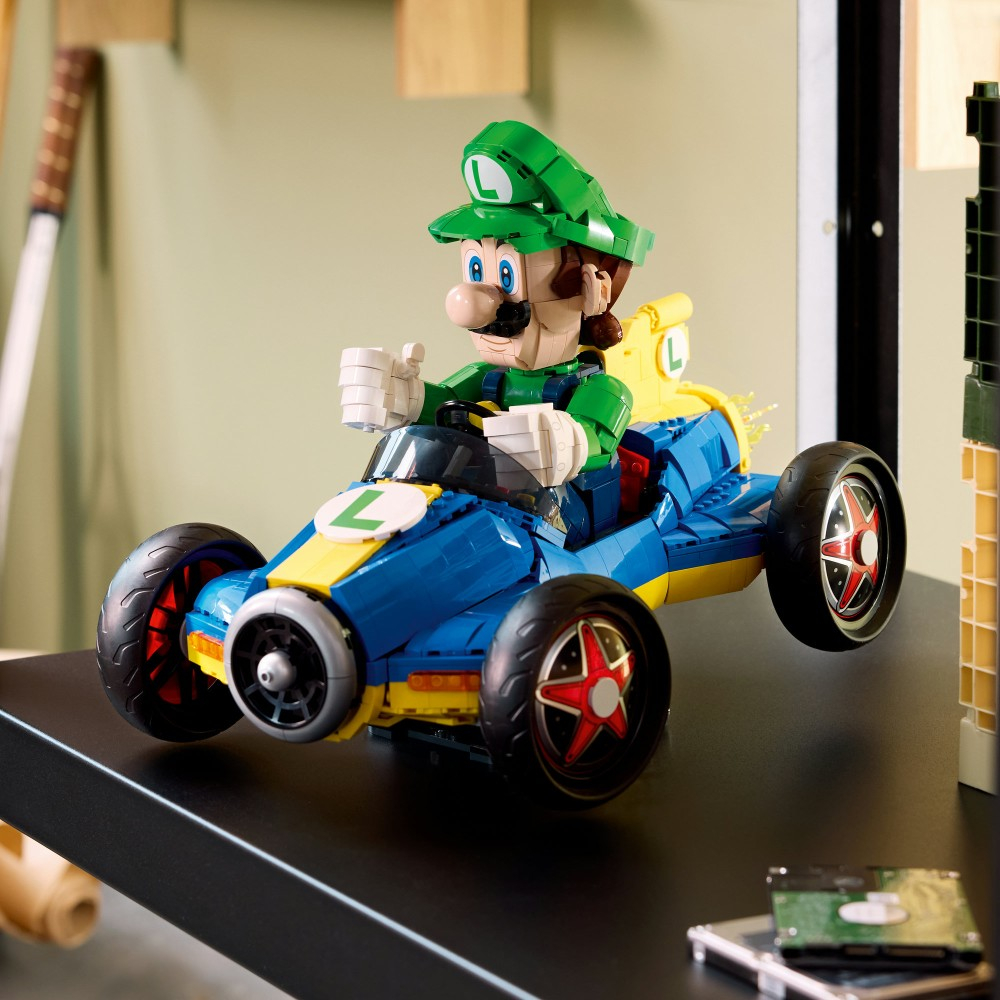 Конструктор LEGO Super Mario Mario Kart 72050: Луиджи и Mach 8 — фото 7