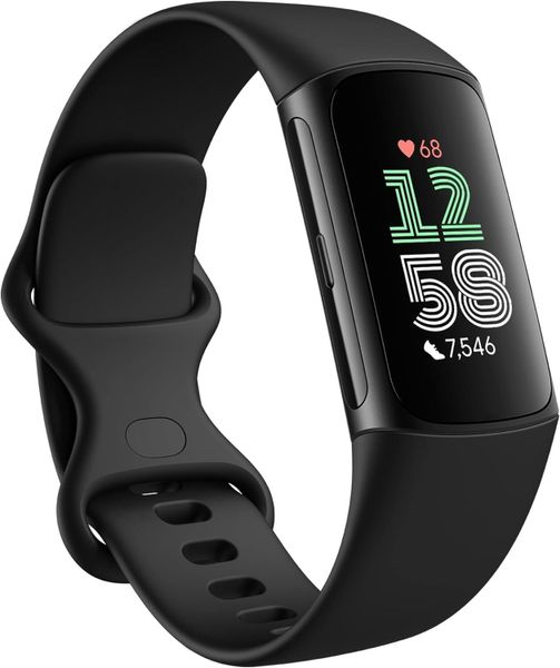 Фитнес-браслет Fitbit Charge 6 Activity Tracker, Черный | Obsidian