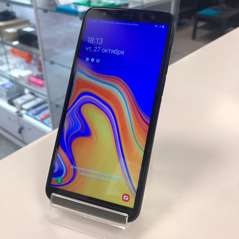 Смартфон Samsung Galaxy J6 plus (2018) 3/32GB Black (Витринный)