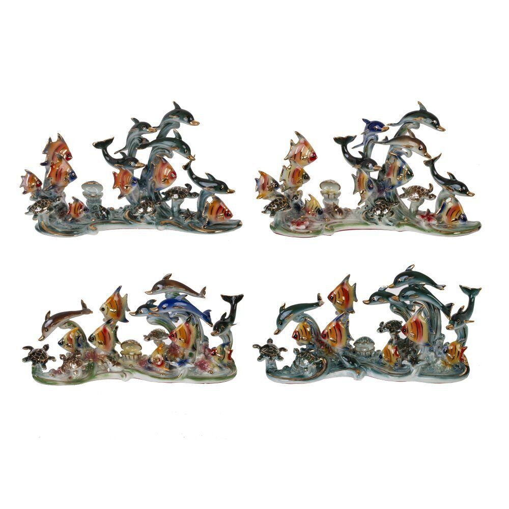 GAEM Фигурка декоративная "Морская композиция", L23 W9 H13 см, 4в.