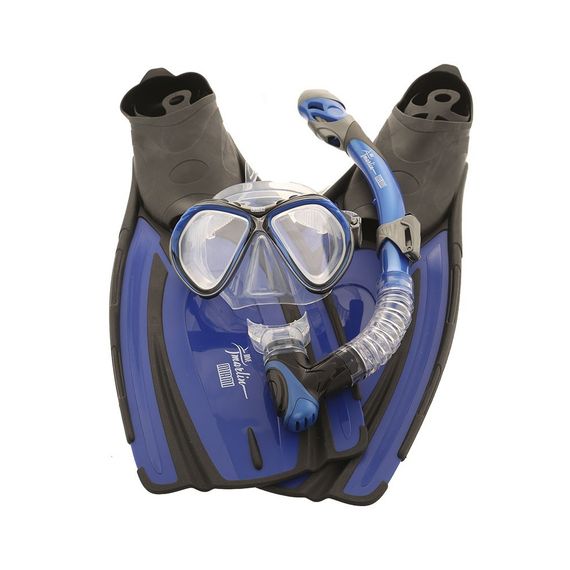 Ласты Marlin Miami Blue с закрытой пяткой