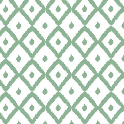 Светло - зеленые ромбики, ikat, вышивка. Этнический орнамент