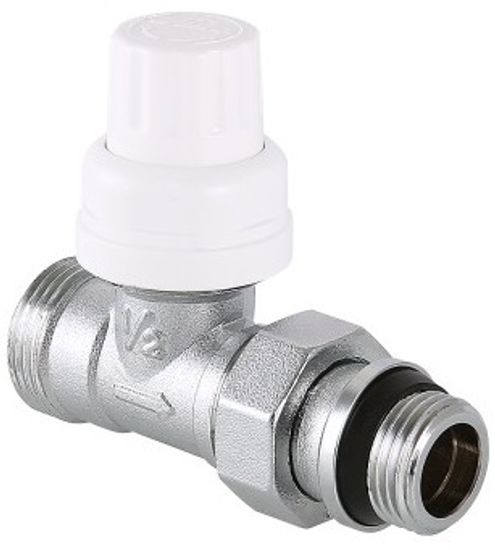 Клапан термостатический Valtec 1/2"x3/4", евроконус прямой с полусгоном (арт. VT.032.NER.04)
