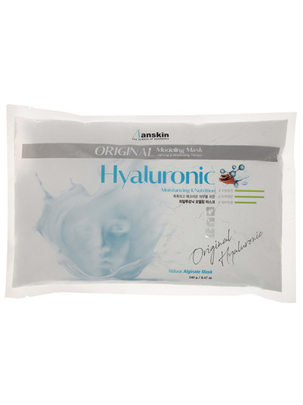[Anskin] Original Hyaluronic Modeling Mask - Маска альгинатная с гиалуроновой кислотой, 240 гр