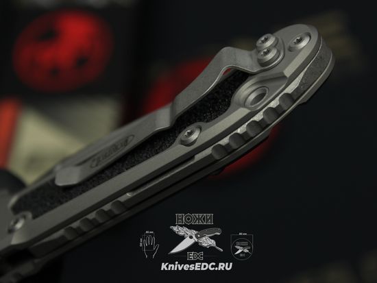 Нож Microtech LUDT T/E Gen III 1136-10APNC Natural Clear Apocalyptic Standard - рукоять алюминий, клинок М390МК