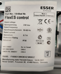 Удлинитель блока питания Honeywell Esser FX808364 для систем пожарной безопасности