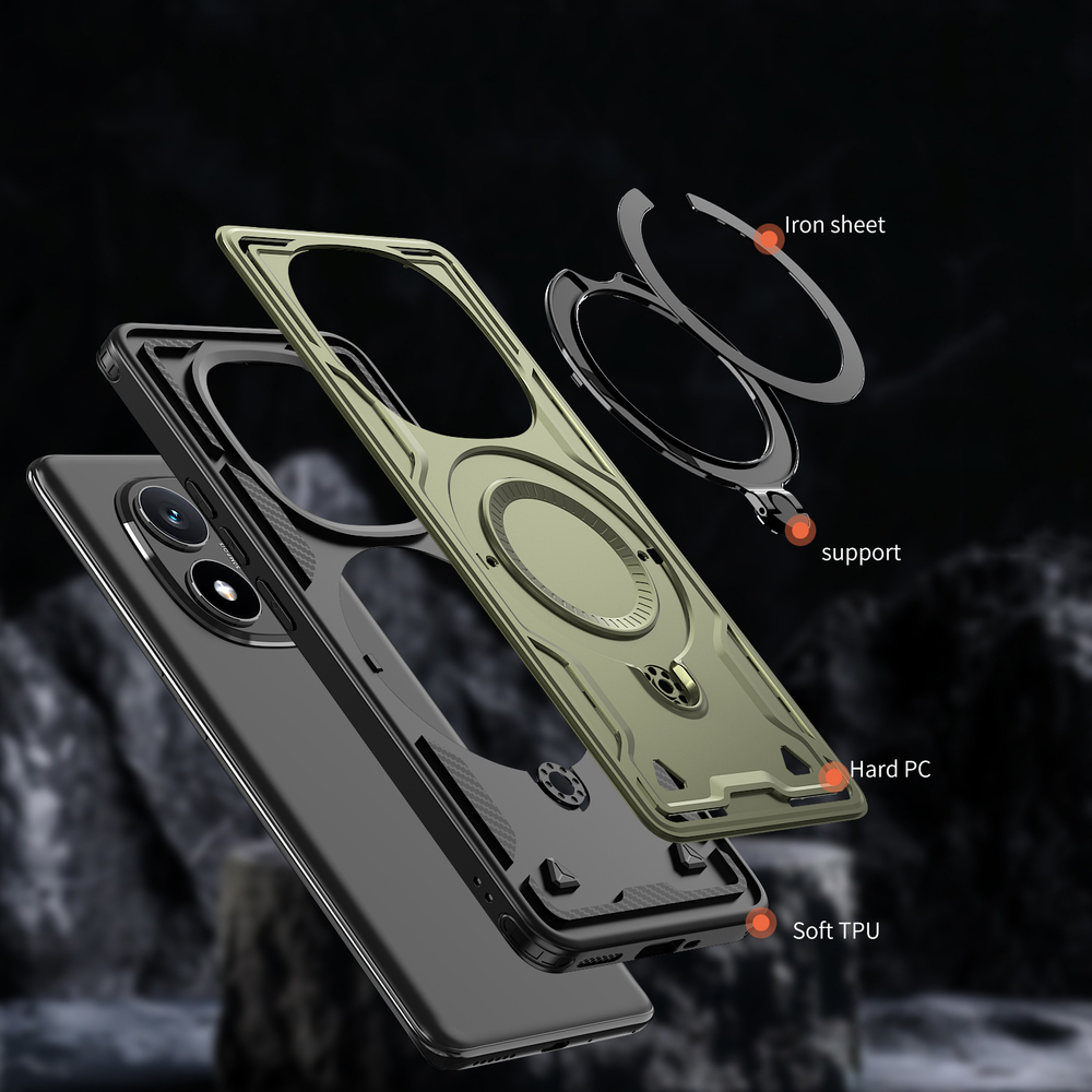 Чехол Magneto Case с кольцом для Xiaomi Redmi Note 14 Pro+
