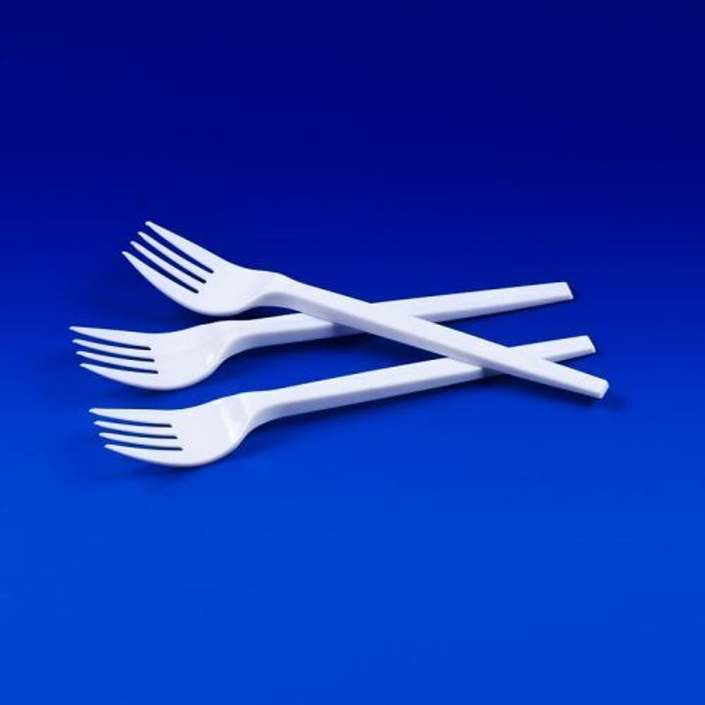 Вилка белая (100/4000)