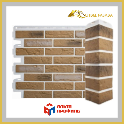 Угол наружный Альта-профиль "Кирпич Рижский" 03 440*110*20мм