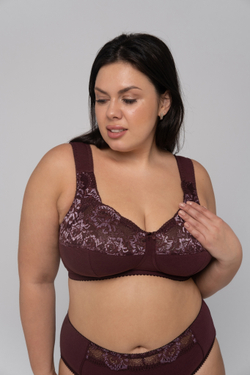 1102/C  бюстгальтер "Вино с миндалем"
