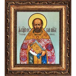 Сергий Голощапов, священномученик, пресвитер. Икона на холсте.