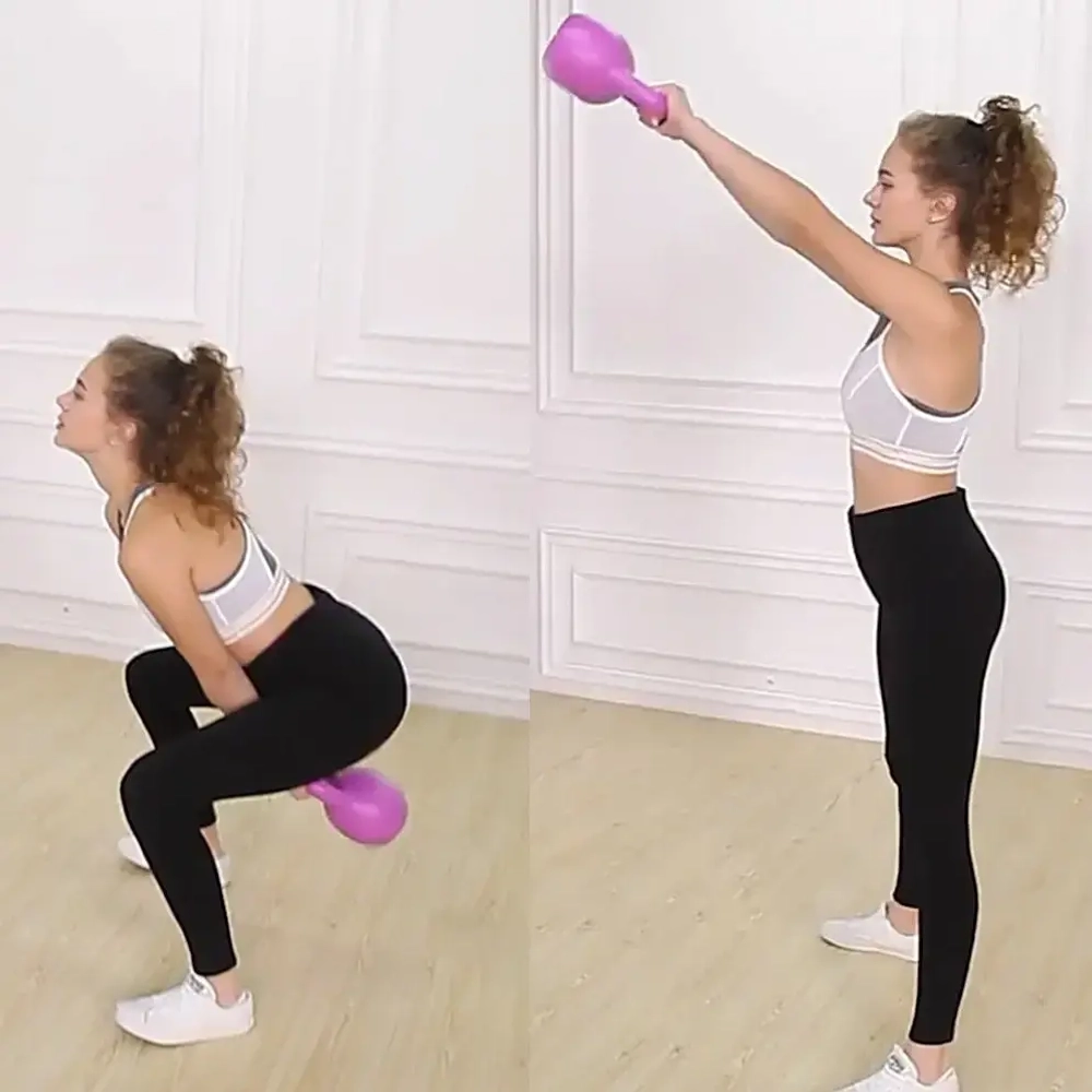 Гиря пластиковая 9 кг