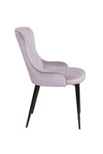 Стул Leonardo, бархат светло-серый 26