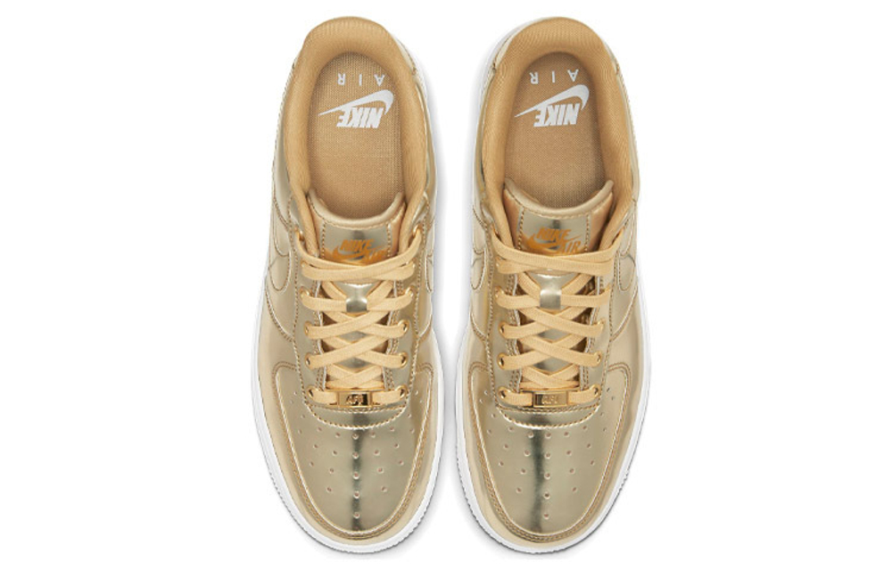 Кроссовки Nike Air Force 1 Low Sp "Liquid Metal" (Женская размерная сетка)