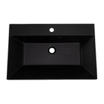 Тумба с раковиной BelBagno 70 MARINO-700-2C-SO-NL-P+BB700/450-LV-ART-AST-NERO Nero Lucido