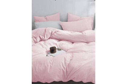 Постельное белье GoodNight Сатин Делюкс 2 сп. с евро (с нав. 50х70) розовый