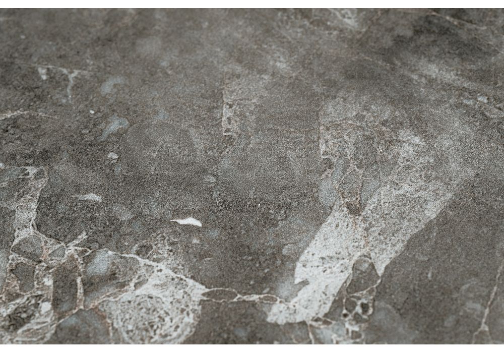 Стеклянный стол Агни 110 королевский мрамор / черный матовый