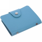 Визитница «Visit design», цвет голубой, количество листов 12, на 24 визитки, 10,3*8 см