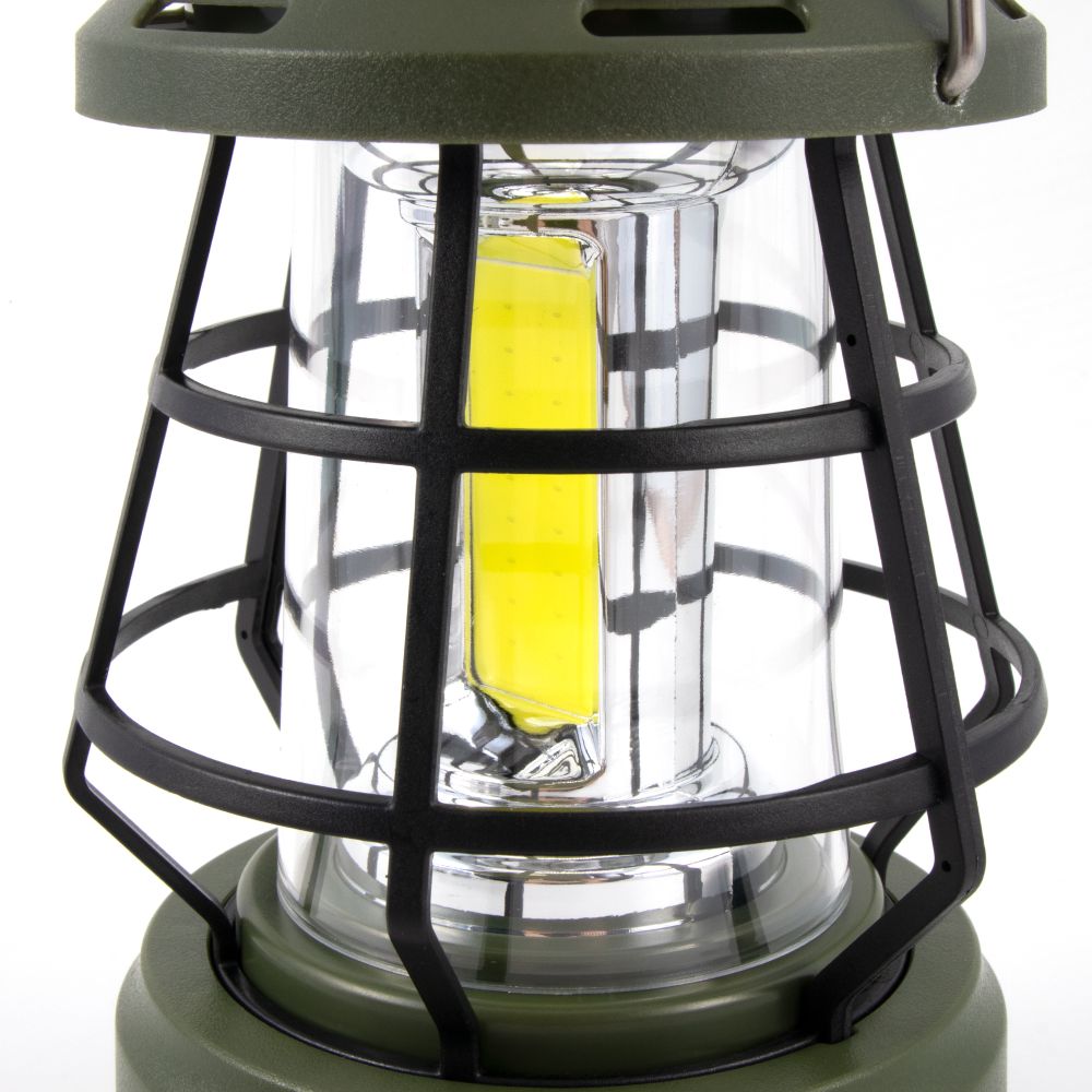 Фонарь кемпинговый "СИБИРСКИЙ СЛЕДОПЫТ-Неон-2", 2СОВ, солн. бат., аккум.1x2200 mAh, зеленый