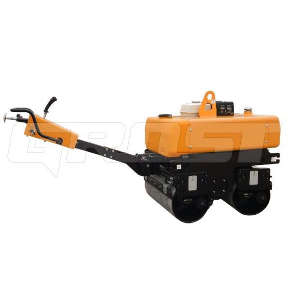 Ручной виброкаток GROST VR850R двухвальцовый - [840 кг / Honda GX390]