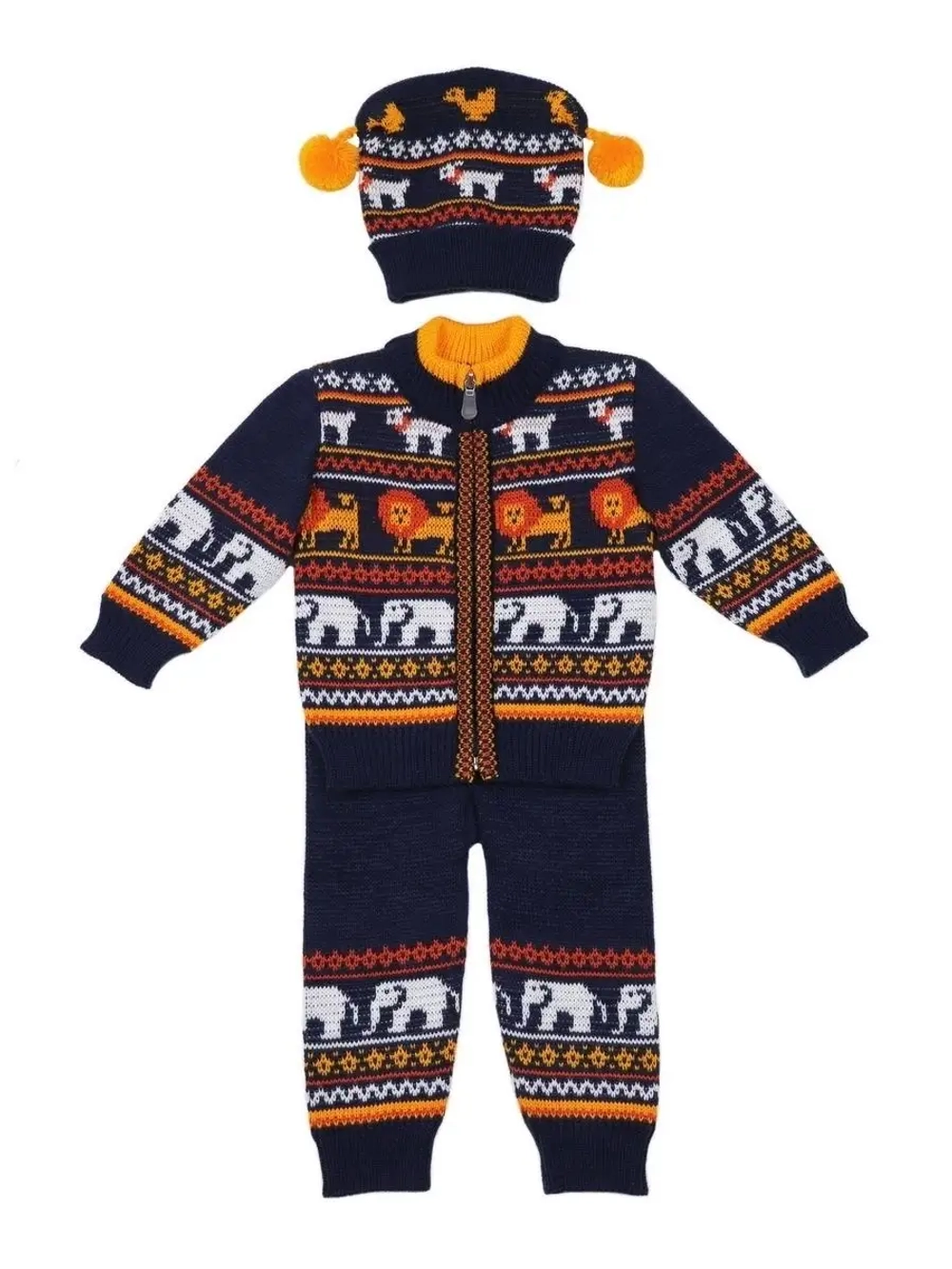 Костюм вязаный