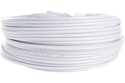 Коаксиальный кабель PROCONNECT LIGHT RG-6U, 75 Ом, CCS/Al/Al, 32%, бухта 100 м, белый 01-2251