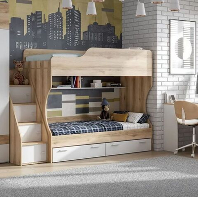 Двухъярусная кровать, детская кровать Анкор