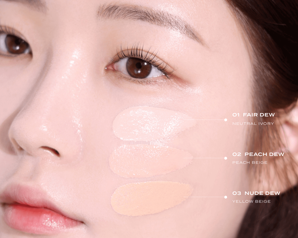 FEEV Лёгкий тональный кушон Peach Dew Hyper-Fit Bare Cushion #02