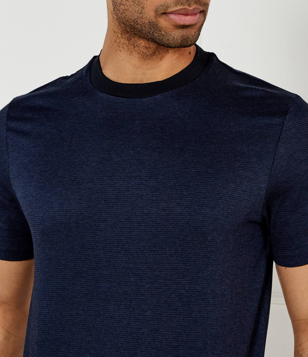 Футболка H-Thompson 432 BOSS BLACK - темно-синий(50534030)