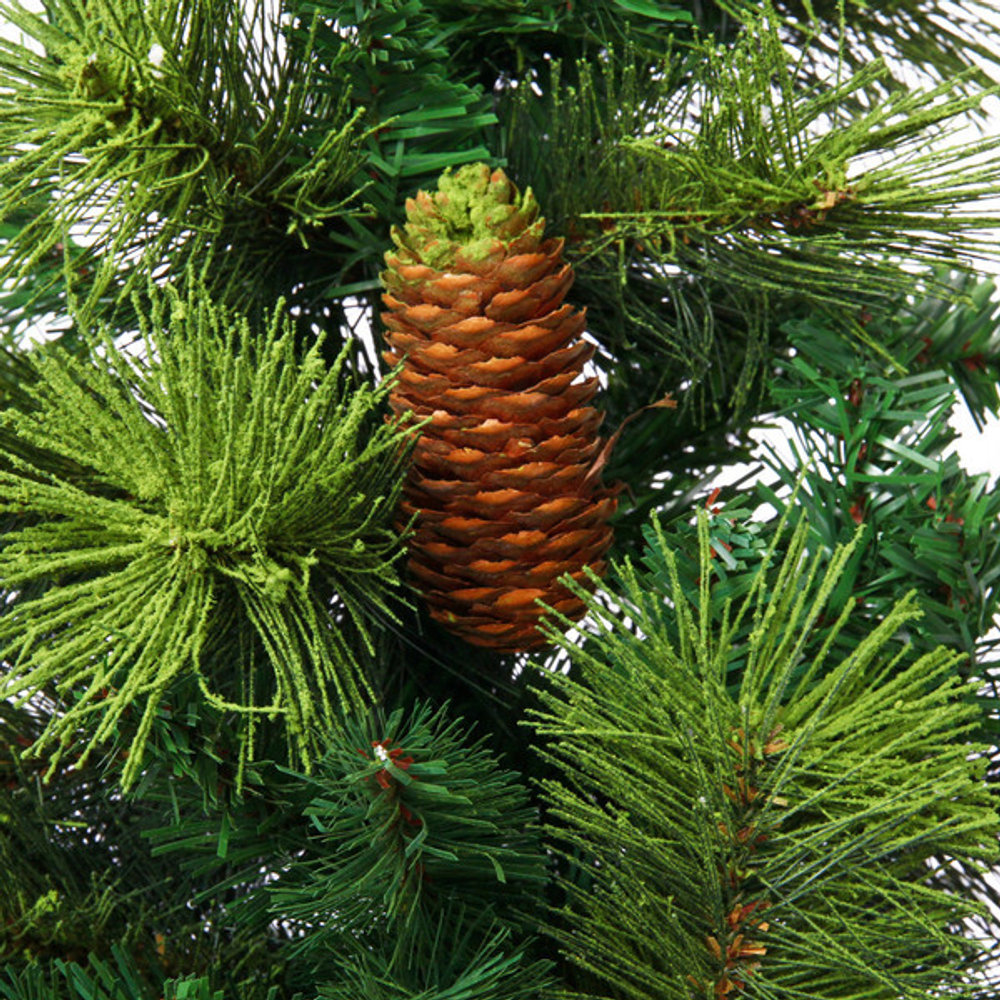 Ёлка 210 см «Васаби», зеленая посыпка (1087 веток)