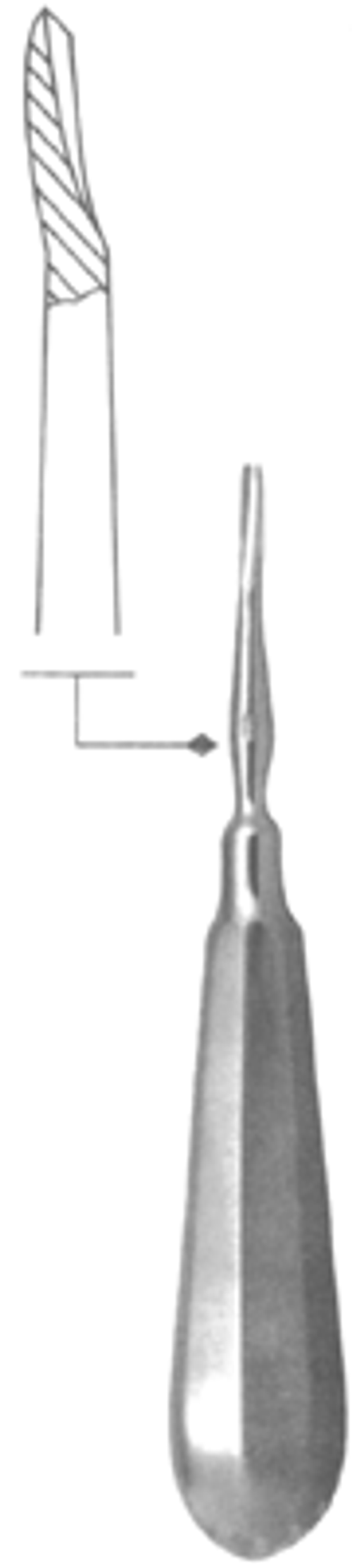 Элеватор зубной прямой 3 ВР-Э-49