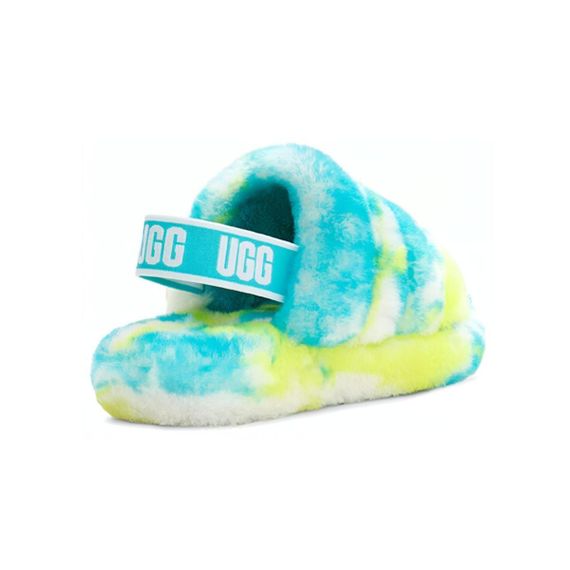 Ugg Fluff Yeah Slide 'Marble Oasis Blue'
