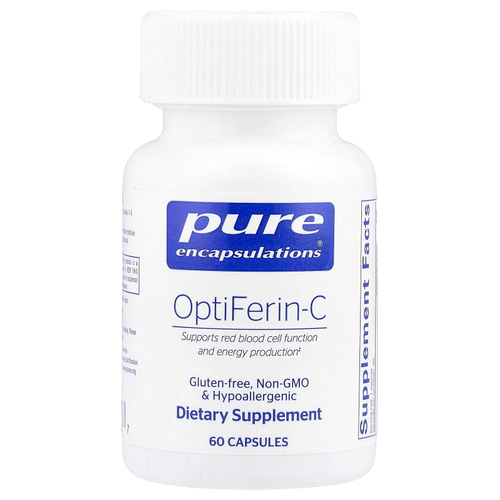 Pure Encapsulations, OptiFerin-C, 60 капсул