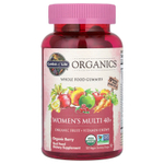 Garden of Life, Organics, мультивитамины для женщин от 40 лет, органические ягоды, 120 веганских жевательных капель