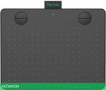 Графический планшет Parblo A640 V2 черный