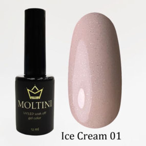 Гель-лак Moltini Ice Cream 001, 12 ml