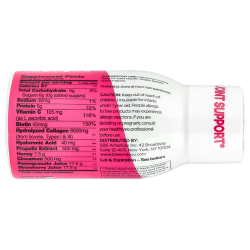 Bee & You, Collagen Shot, 50 мл (1,69 жидк. Унции)