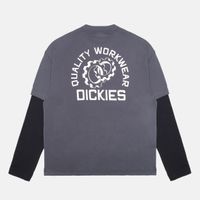  Лонгслив Dickies Payson 2-in-1 Let T-shirt артикул:DK0A88JFBLK1 - купить в магазине Дайс
