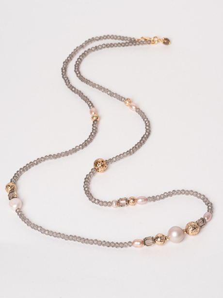 10151911 Колье Роман с камнем