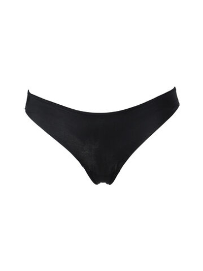 Трусики-бразилиана с низкой посадкой (Размер: 3 размер) (Цвет: черный)