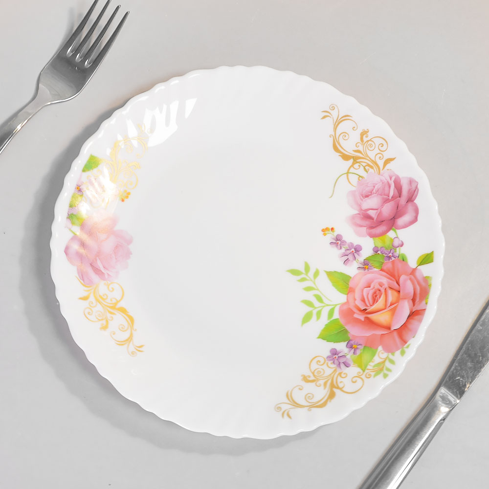 Столовый набор 13 предметов "Скарлет", стеклокерамика, Jewel 7000