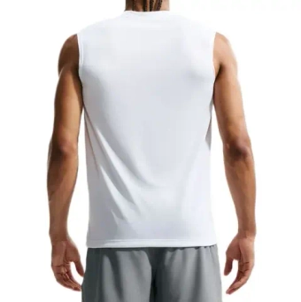 Мужская теннисная футболка Nike Dri-Fit Legend Sleeveless - white/black