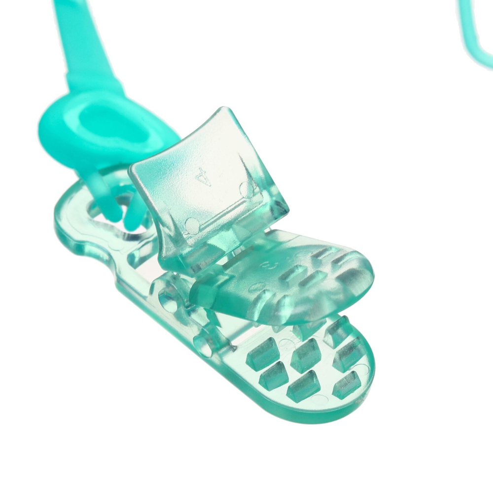 Держатель для соски - пустышки «Сердце», силиконовый, цвет бирюзовый   9459127