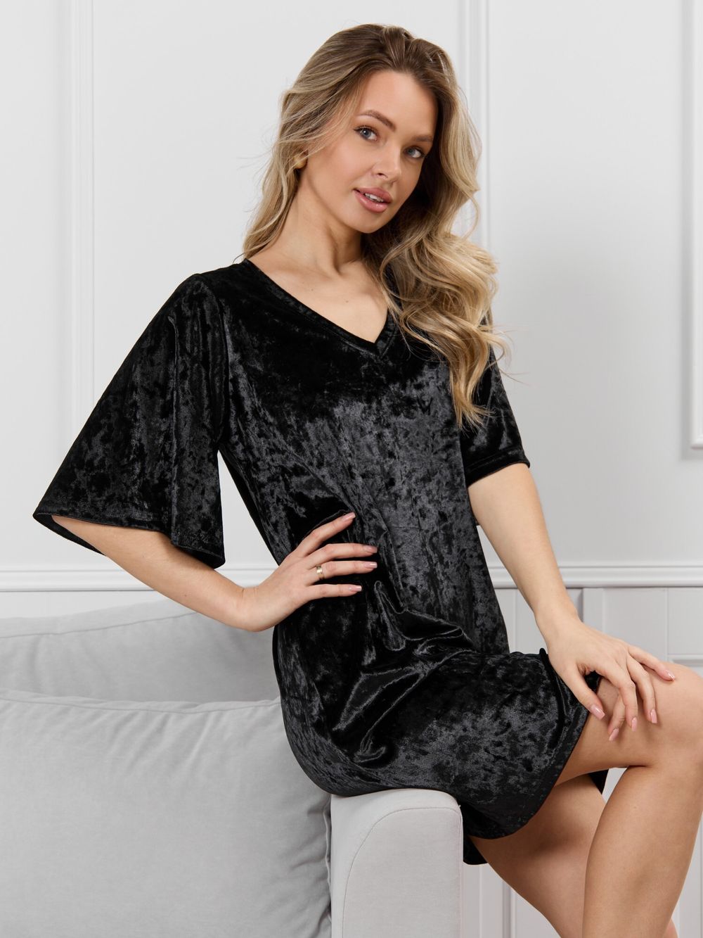 Туника Мерцание-1 Виотекс ЧЁРНЫЙ