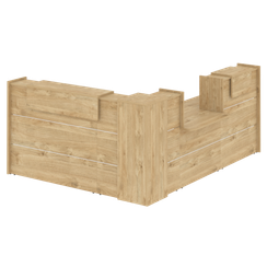 Onix Ресепшн O.R-K-31 Тиквуд Светлый 3201*2773*1187